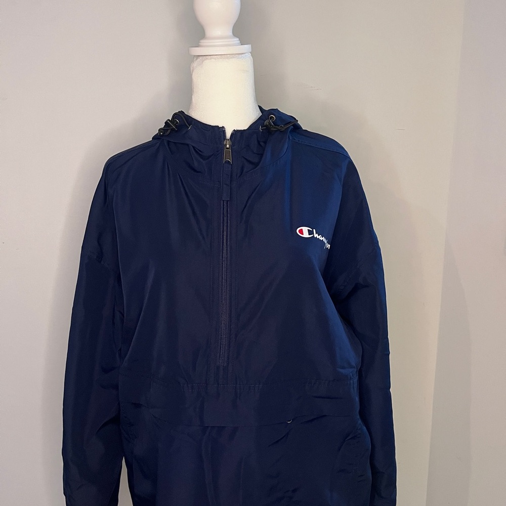 Champion Dark Blue Hooded Jacket
